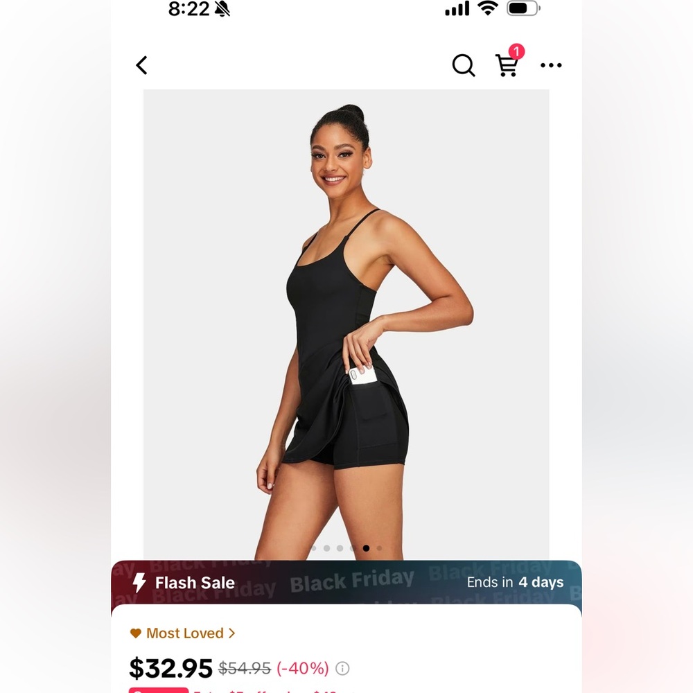 Halara Softlyzero Plush Backless Active Dress-Easy Peezy